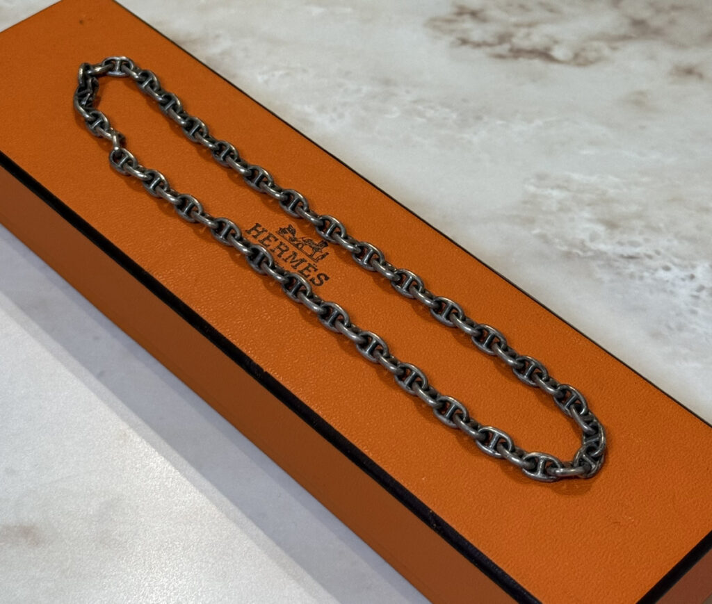 HERMES エルメス　ヴィンテージシェーヌダンクル　ネックレス　TPM